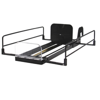 OFL Heavy-Duty Automatique Étagère en Fer Suspendu Supermarché Boisson Bouteille Organisateur Largeur Réglable En Plastique Planeur Piste De Gravité
