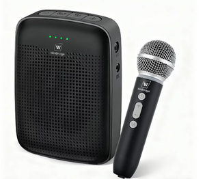 A009เครื่องขยายเสียงขนาดเล็กระดับมืออาชีพพร้อมชุดหูฟังไมโครโฟนไร้สายเอาต์พุต<span class=keywords><strong>15W</strong></span> ครอบคลุม5000 - Product Image 1