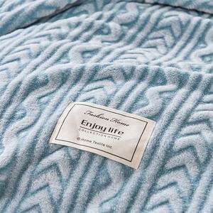 Manta <span class=keywords><strong>de</strong></span> Forro Polar Suave <span class=keywords><strong>de</strong></span> Doble Cara, Diseño <span class=keywords><strong>de</strong></span> Estampado Tejido a Color, Moderna, Personalizable, Cálida, Decoración <span class=keywords><strong>de</strong></span> <span class=keywords><strong>Invierno</strong></span> para el Hogar, Cubrecama para Sala <span class=keywords><strong>de</strong></span> Estar o Dormitorio - Product Image 4