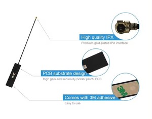 TX2400-FPC-5015 Échantillon Gratuit Antenne de Téléphone Portable à Gain Élevé 3.0 dBi sur Substrat PCB Anti-Interférence Antenne FPC Flexible Ebyte - Product Image 1