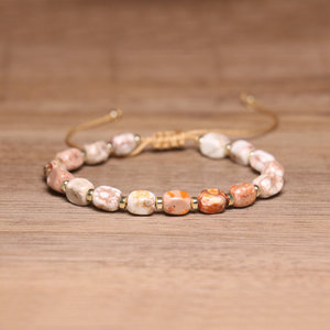Bracelet en <span class=keywords><strong>pierre</strong></span> naturelle Dianty pour femmes, bracelet en <span class=keywords><strong>pierre</strong></span> d'empereur coloré, fait à la main, minimaliste, <span class=keywords><strong>bijoux</strong></span> en <span class=keywords><strong>pierre</strong></span> énergétique de guérison - Product Image 4