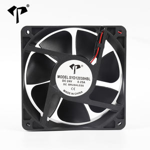 Ventola di Raffreddamento Assiale DC YD12038HBL da 120mm (4 Pollici) con 2200-3000 RPM, 12V/24V/48V, Alta Efficienza di Circolazione dell'Aria, Fornitura Diretta dalla Fabbrica - Product Image 1