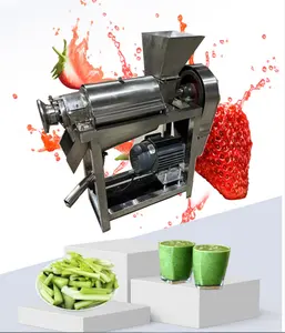 Spiral tip meyve sebze sıkacağı/meyve suyu Spiral vidalı soğuk pres sıkacağı/Spiral tip endüstriyel elma armut sıkacağı makinesi