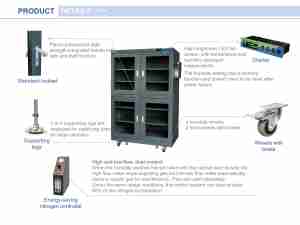 1430L-4 1%-60%RH Hocheffizienter Energiesparender Stickstoff-Schrank, Geeignet für Elektronik/Medizin/Neue Energie/Halbleiter - Product Image 5
