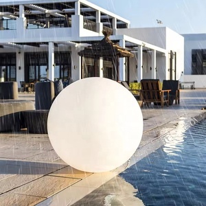 Led bóng Sphere ánh sáng màu sắc thay đổi không thấm nước tâm trạng toàn cầu cho bên hồ bơi Patio Pathway cảnh quan chiếu sáng - Product Image 3