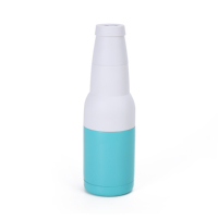 Refroidisseur de bouteille de bière en acier inoxydable de 12 oz avec bouchon à vis