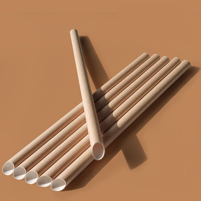 High Quality Disposable Biodegradable Drinking White Paper Straws Eco Friendly China