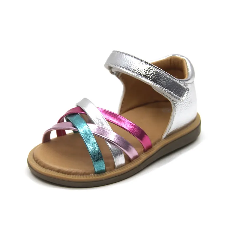 Özelleştirilmiş 2022 yeni kapak topuk peep toe çocuk yaz sandalet çocuklar kız sandalias