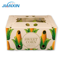 Boîte d'emballage personnalisée en gros pour fruits et légumes frais, pliable, en plastique ondulé PP, boîte de rangement Coroplast pour brocoli