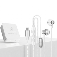 Earphone Karaoke Custom Grosir, Perangkat Game, Efek Suara Bernyanyi, Metal, Bass Berat, Kontrol In-Line, Panggilan, Earbud Berkabel