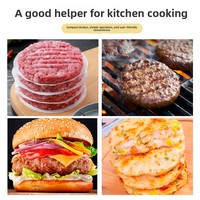 Marteau à viande vibrant manuel personnalisable, moule à hamburger, finition brillante - Vente en gros disponible