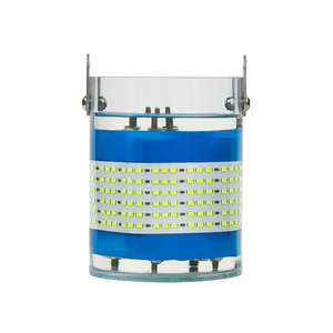 Lámpara de Pesca Profesional Recargable LED, <span class=keywords><strong>Luz</strong></span> Subacuática para Peces de 40W 80W 120W 160W, <span class=keywords><strong>Luz</strong></span> Verde Cian para Pesca de Calamar - Product Image 2