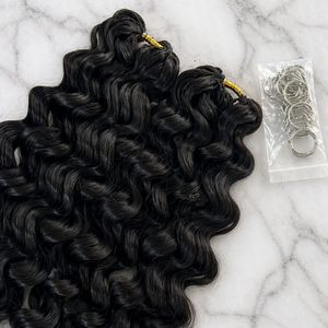 Extensions de cheveux au crochet pré-bouclées, tresses d'apparence naturelle, douces, légères et protectrices pour femmes noires - Product Image 2