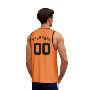 <span class=keywords><strong>Camiseta</strong></span> <span class=keywords><strong>de</strong></span> Baloncesto sin Mangas, Sublimación Completa, Personalizada, Color Naranja, 100% Poliéster, Transpirable, <span class=keywords><strong>de</strong></span> Secado Rápido, <span class=keywords><strong>con</strong></span> <span class=keywords><strong>Nombre</strong></span> Impreso, Venta al Por Mayor <span class=keywords><strong>de</strong></span> Fábrica - Product Image 4