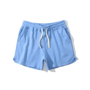 Oem Heren Sportsport Katoenen Shorts Comfortabele Franse Badstof Atletische Jogger Shorts Voor Heren Sweat Custom Shorts Heren