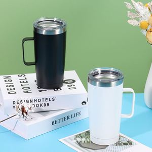 Taza de Viaje de 20 oz, Vasos Térmicos Personalizados con Logotipo, Taza Térmica con Tapa y Asa, Vasos Aislados al por Mayor - Product Image 2
