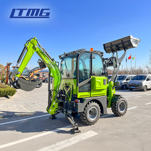 LTMG Kompakter Multifunktionaler 1 Tonne 2 Tonnen 2,5 Tonnen 4x4 <span class=keywords><strong>Mini</strong></span>-Radlader-Bagger für Bau und Garten - Product Image 5