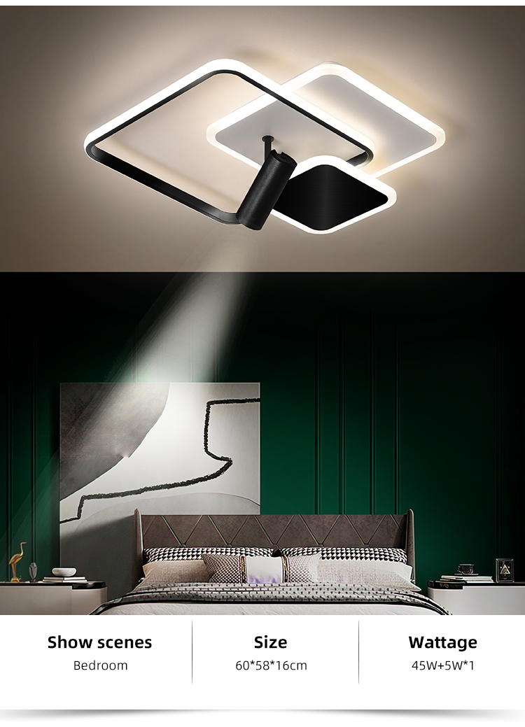 Modern Home Restaurant Living Room Decor Iron Aluminum Led Spot Ceiling Lighting For Kitchen
