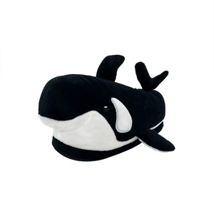 Cartoon Pluche Dolfijnenslippers Winter Schattige Dolfijn Voor Volwassen All-Inclusive Zachte Dolfijnen Met Dikke Zolen - Product Image 4