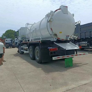 Camión de Succión de Lodos y Aguas Residuales Sino Howo 6x4 con Tanque de Vacío de 20 CBM en Venta - Product Image 5