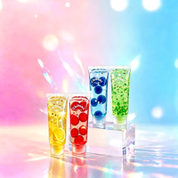 Tube de dentifrice transparent fluide, jouet anti-stress souple et remodelable, jouet élastique relaxant en maltose