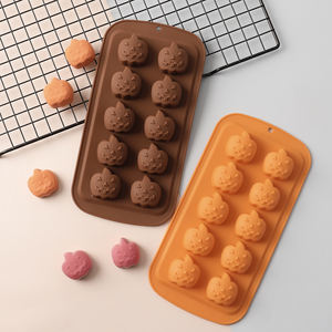 แม่พิมพ์ซิลิโคนรูปฟักทอง 3 มิติ เกรดอาหาร สำหรับทำ<span class=keywords><strong>ช็อกโกแลต</strong></span> <span class=keywords><strong>เค้ก</strong></span> ฮาโลวีน และสบู่ แม่พิมพ์ขนม อุปกรณ์ทำขนมในครัวแบบยั่งยืน - Product Image 1