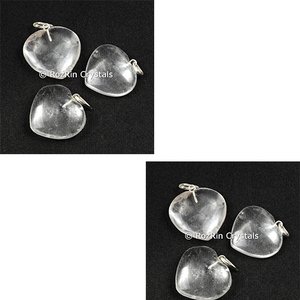 Semi-Precious อัญมณีคริสตัลจี้รูปหัวใจ - Product Image 2