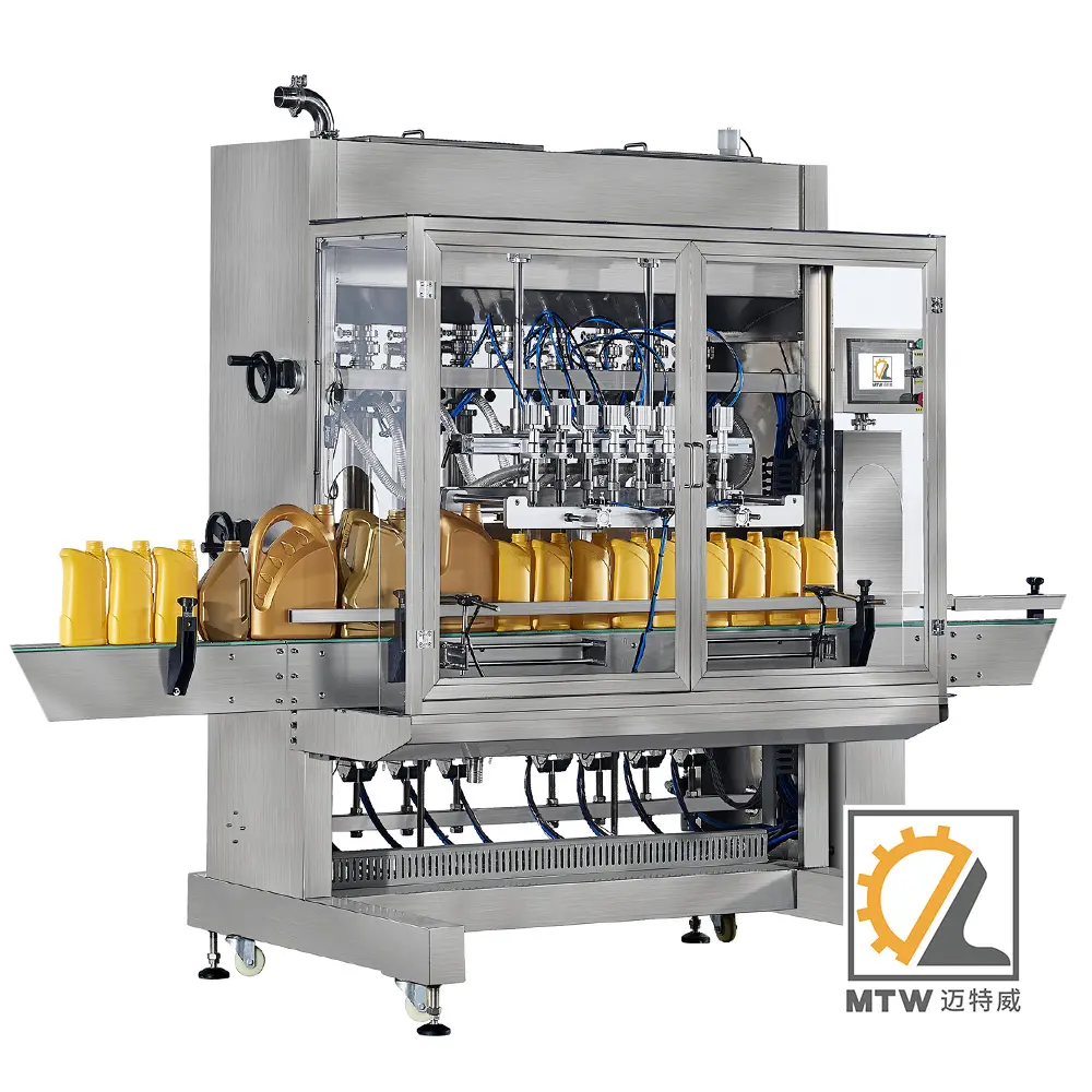 Máquina automática de enchimento de óleo de motor lubrificante industrial MTW