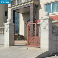 Colonnes de maison décoratives de luxe en plein air, designs de colonnes en marbre blanc, prix, colonne romaine pour projet de décoration de villa
