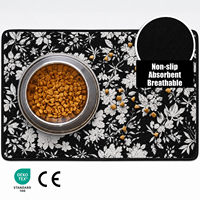 Tapis de sol Noir Area Carpet Pad Lush Flower Shrub Claw Defense Sure Step pour salon et canapé