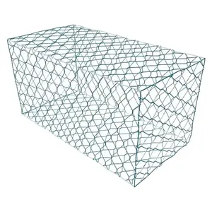 Werksdirektverkauf Seidenmahlwerk Spiralring verbundenes gewebtes sechseckiges Netz verstärkungsgabionnetz