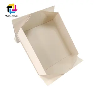 High End Folding Apparel Gift Box With Ribbon Custom Logo Luxury Wedding Dress Shirts Shoes Magnetic Packaging Box Baby Clothes