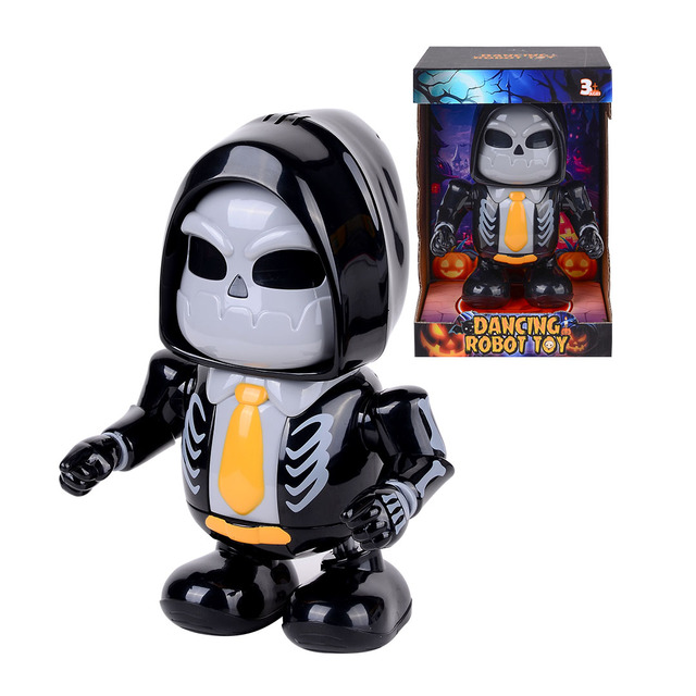 MILI Skeleton NEW PRODUCT for HALLOWEEN /RC DANCING ROBOT with MUSIC/Halloween Toy with Light