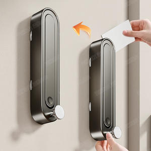 Séchoir à vêtements mural pliable à ventouse, à barre unique, pour usage domestique et balcon - Product Image 3