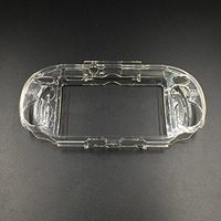 Coque en cristal NSLikey pour PS Vita PSV 1000, coque transparente, protection intégrale, coque de protection rigide