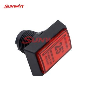 Botón pulsador momentáneo de plástico de 51*34mm con parte superior plana, borde inclinado e impresión LED para videojuegos arcade - Product Image 5