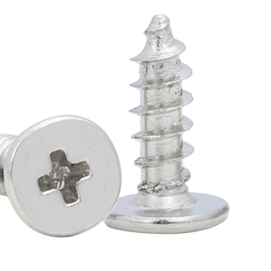 Paquete de 100 tornillos autorroscantes de acero inoxidable 304 con cabeza plana ultrafina para madera, M1.4, M1.7, M2, M2.3, M2.6, M3, M4, M5, M6 - Product Image 2