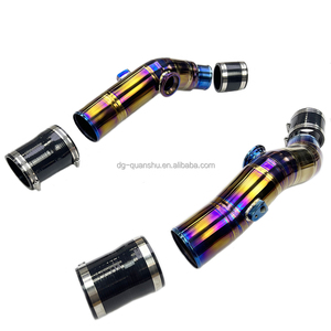 Tubo di Carica in Titanio per <span class=keywords><strong>Nissan</strong></span> <span class=keywords><strong>GTR</strong></span> R35 Tubi di Scarico Lucidati Specifici per Modello <span class=keywords><strong>Auto</strong></span> - Product Image 2