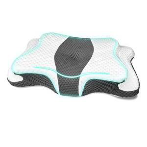 Hot Seller Cooling Breathable <b>Memory</b> <b>Foam</b> Pillow Ergonomic Neck Support Contour Bed Pillow for Side Back and Stomach Sleepers - Product Image 1