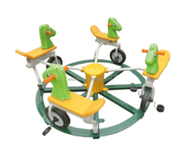 Offre Spéciale enfants manège pour aire de jeux extérieure Type rotatif enfants équipement de terrain de jeu de vélo