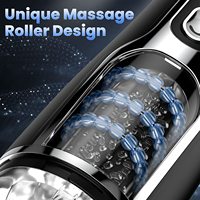Masturbateur masculin automatique chaud avec 10 jouets sexuels de Stroker de Texture réaliste vibrant de poussée pour les hommes se masturbant