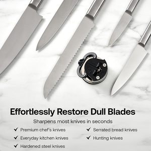 Afilador de cuchillos manos libres <span class=keywords><strong>global</strong></span> Base de succión de agarre eléctrico de fácil uso Ángulo preestablecido de 20 grados para todos los cuchillos para <span class=keywords><strong>Chef</strong></span> - Product Image 3