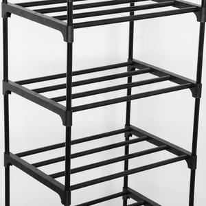 Scarpiera in metallo alto convertibile e allungabile organizzatore di stoccaggio per mobili per la casa per il bagno camera da letto o soggiorno - Product Image 3