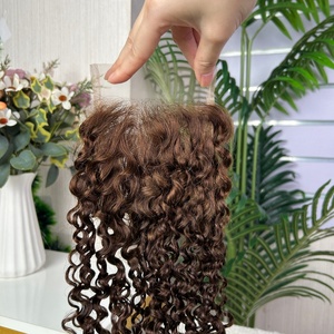 ผมต่อแบบ Pixie Closure 4x4 แบบ Super Double Drawn ลอนหยิกสวย ขายส่งราคาถูก 12a ผมแท้ 100% - Product Image 4