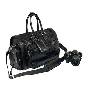 Bolsa de cámara DSLR de cuero vegano a la moda, para fotografía, de fábrica BSCI, al por mayor, para viajes. - Product Image 2