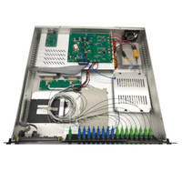 Amplificateur optique EDFA CATV haute puissance 1550nm 1U 2U en rack pour réseau HFC FTTH