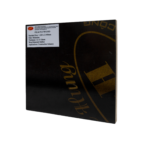 Best Seller 12mm Thick Film Faced Plywood with Anti-Slip Phenolic Coating Reusable 6-8 Times from Vietnamese Factory
