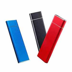 Unidad de Estado Sólido Externa USB 3.0 Portátil de Metal para Computadora Portátil y PC, Opciones de Color Azul, Negro y Rojo - Product Image 1