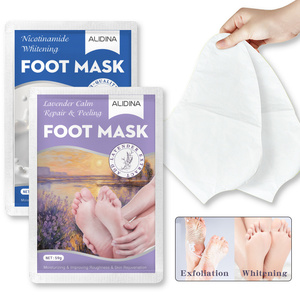 ZS OEM maschera esfoliante per il piede rimuovere la pelle morta <span class=keywords><strong>calli</strong></span> <span class=keywords><strong>piedi</strong></span> SPA Pedicure calze idratante Anti-screpolatura del piede - Product Image 2