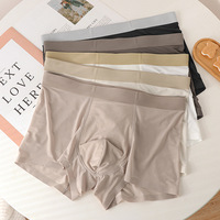 Boxers pour hommes personnalisés OEM, ultra-doux et respirants, avec ceinture élastique, vente en gros ODM de qualité supérieure